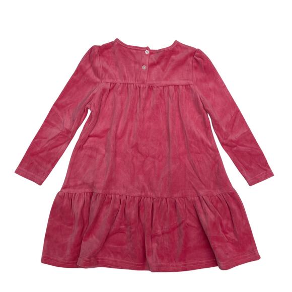 NWT Bisby Size 3 Rose Velour Lisle Dress - Picture 4 of 5